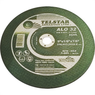 Telstar Disco  Corte Ferro A 09X7/8 - Kit C/5 Pc