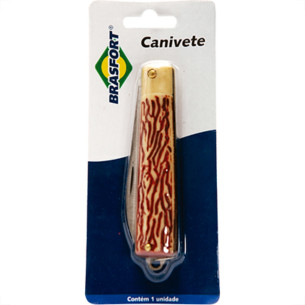 Brasfort Canivete Inox  Lamin.Larg.8119