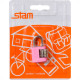 Stam Cadeado C/Segredo  25Mm Cartela Rosa