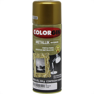 Colorgin Spray  Metalica Ouro-52