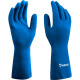 Imbat Luva Latex  Forrada Azul 10 - Kit C/12 Pr