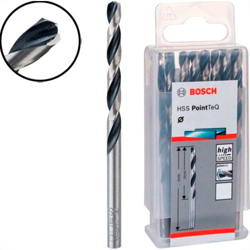 Bosch Broca Aco Rapido  Pointteq 2.5Mm - Kit C/10 Pc