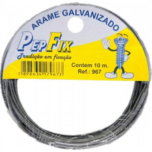 Pepfix Arame Galvanizado C/10Mt N 14-966 - Kit C/10 Rl