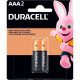 Pilha Duracell Alcalina Palito Aaa Cartela Com 2 Pecas