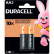 Pilha Duracell Alcalina Pequena Aa Cartela Com 2 Pecas