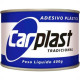 Massa Plastica Maxi Carplastic Cinza 400G - Kit C/12 Pecas