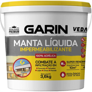 Manta Liquida Garin 3,6Kg Cinza