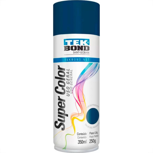 Spray Tekbond Super Color Azul Escuro 350Ml