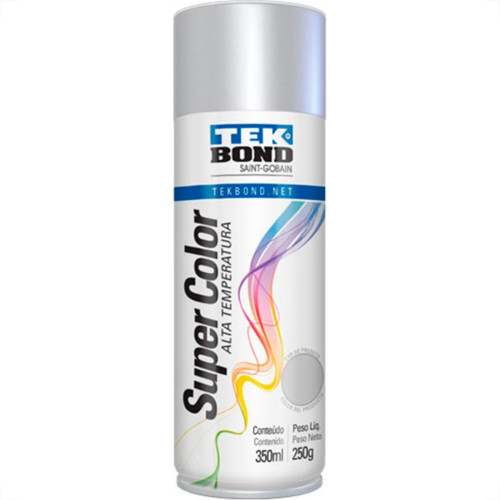 Spray Tekbond Alta Temperatura Aluminio 350Ml