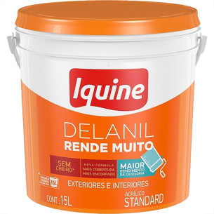 Tinta Acrilica Standard Iquine Rende Muito 15L Gelo