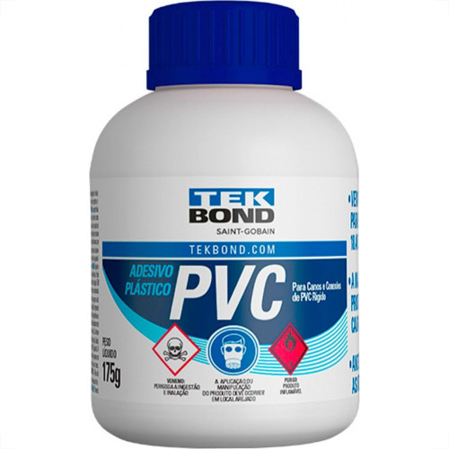 Cola Para Tubos E Conexoes Pvc Tekbond 175G.