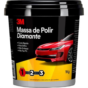 Massa Polir 3M Diamante Base Agua 1Kg