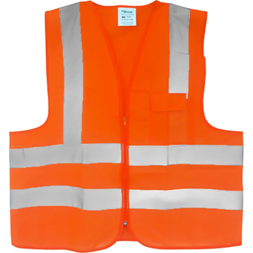 Colete Para Sinalizacao Plastcor 1 Bolso Laranja Fluorescente Xg