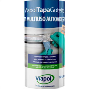 Fita Multiuso Viapol Tapa Goteira 30Cmx10M