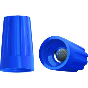 Conector Torcao Sforplast Com Mola 0,8 A 4,5Mm Azul