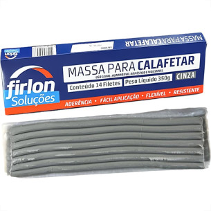 Massa Calafetar Firlon Caixa 350G Cinza