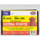 Saco De Lixo Embalixo Extra Forte 110L 90X100Cm Preto Pacote Com 25 Sacos