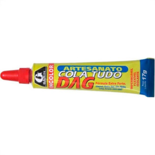 Cola Tudo Dag Plus Garin Artesanato 17G Cartela - Kit C/12 Pecas