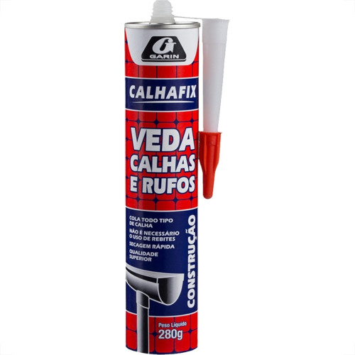 Cola Veda Calha Garin Calhafix 280G Aluminio