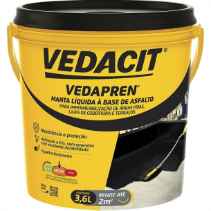 Otto Vedacit Vedapren Preto 3,6L