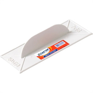 Desempenadeira Plastica Castor Grafiato 7 X 16Cm - 323