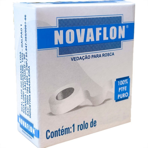 Veda Rosca Novaflon 12X10M - Kit C/120 Pecas