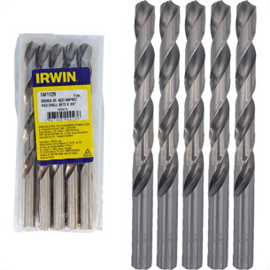 Broca Aco Rapido Irwin (U) 3/8'' - Kit C/5 Pecas