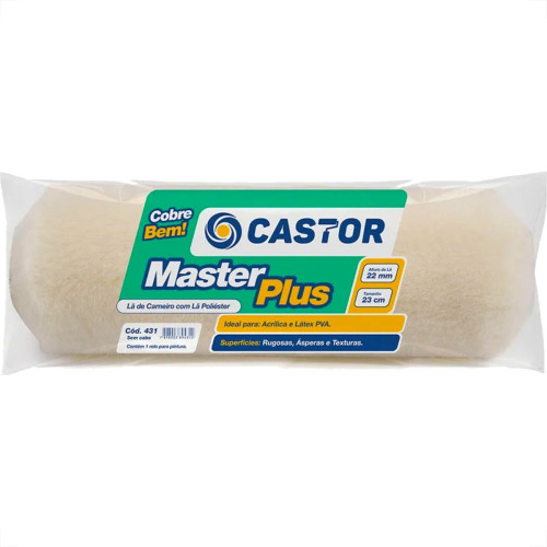 Rolo La Castor Master Plus 23Cm Sem Cabo - 431