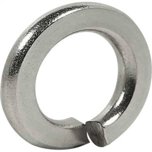 Arruela Pressao Jomarca Inox  1/4'' Com 100 Pecas