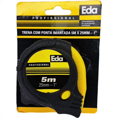 Trena Eda Emborrachada Profissional 5Mx25Mm Com Ima - 8Nk