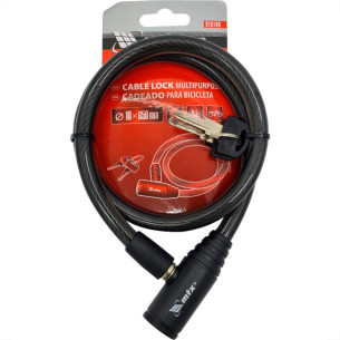 Cadeado P/Bike Chave 10Mmx 65Cm Mtx