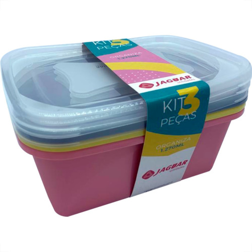 Kit C/3Pcs Organiza Ret 1270Ml-6329