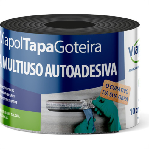 Fita Adesiva Tapa Goteira 10Cmx10Mt