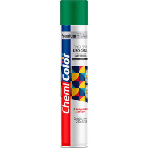 Spray Chemic Geral Verde Escu.250Ml