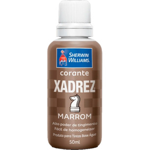 Corante Xadrez Marrom    50 Ml - Kit C/12 PC