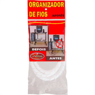 Organizador Fio Overtime 1Mt Branco