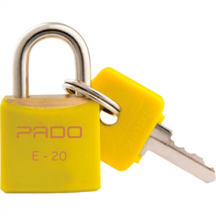 Cadeado Pado Color 20 Amarelo