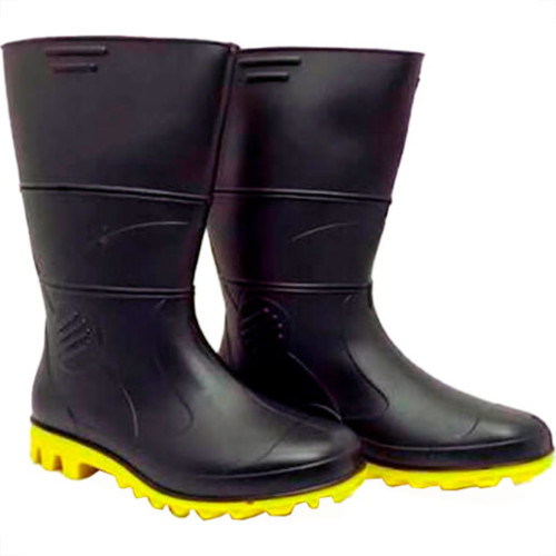 Bota Pvc Preta Solado Amar.Rca 41