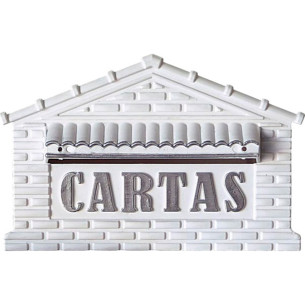 Caixa Carta Pvc Real Bco/Ouro - 04P