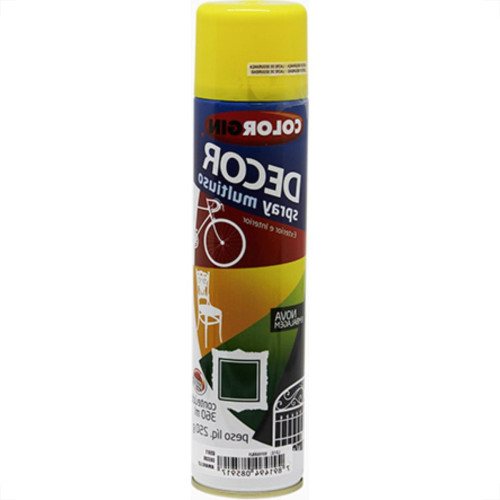 Spray Colorgin Decor Amarelo 360Ml 859