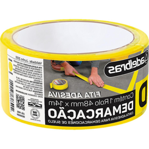 Fita Ades Demarcacao Adelbr Amarelo 48Mmx14M