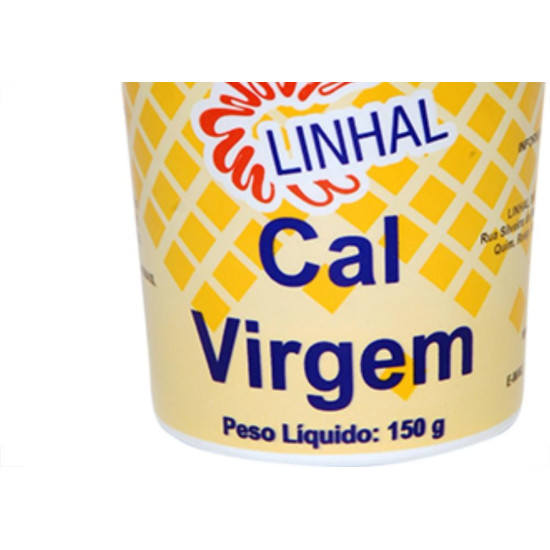 Cal Virgem Linhal 150G - Kit C/12 Unidades