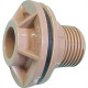 Adaptador  C/Flange Pvc Tigre 2 Marrom