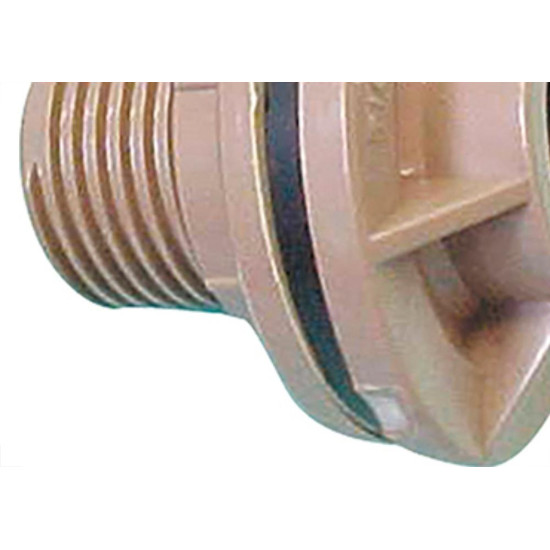 Adaptador  C/Flange Pvc Tigre 2 Marrom