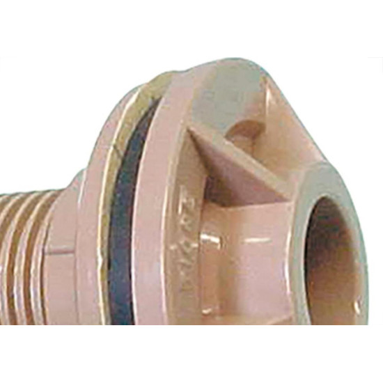 Adaptador  C/Flange Pvc Tigre 2 Marrom