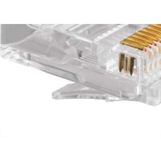 Conector P/Computador Modular Rj45 - Kit C/20 Unidades