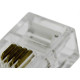 Conector P/Telefonia Modular Rj11 - Kit C/20 Unidades