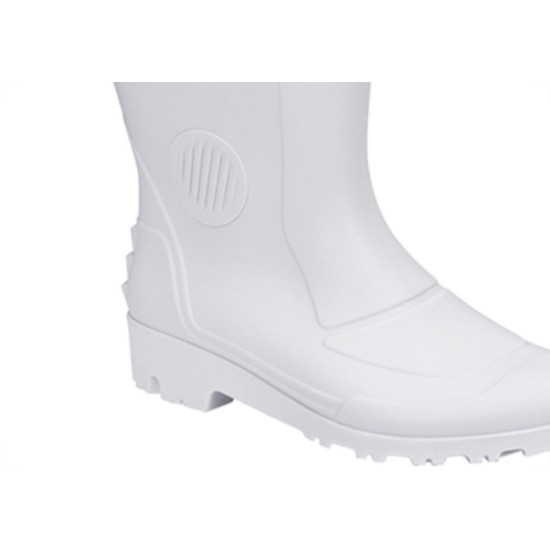 Bota Pega Forte Branco Cano Medio N.36