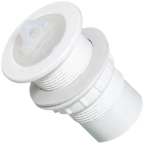 Valvula Plast Tanque Luconi 1.1/2 Branco - Kit C/25 Unidades