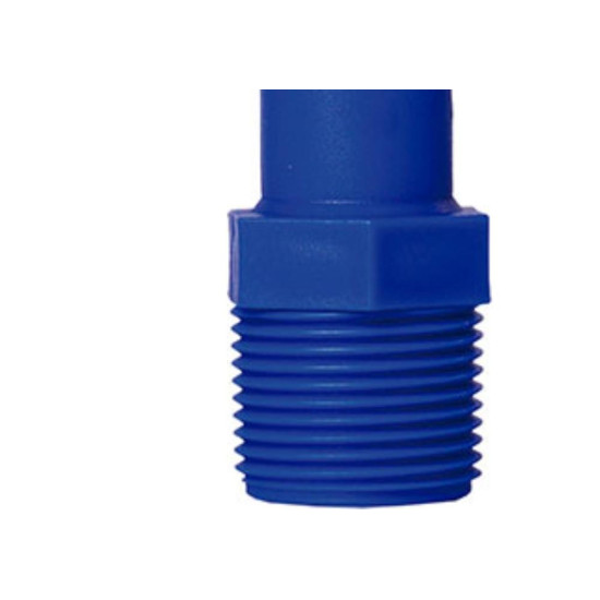 Adaptador Interno Mac Loren 1/2'' Azul - Kit C/25 Unidades